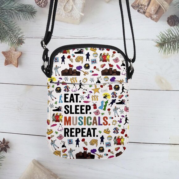 Stylish Adjustable Crossbody Bag - Musicals Inspired Fashion for Every Occasion - Picture 7 of 7